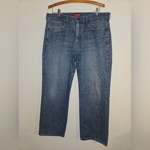 Chaps Men's Straight Jeans - Blue 36x29